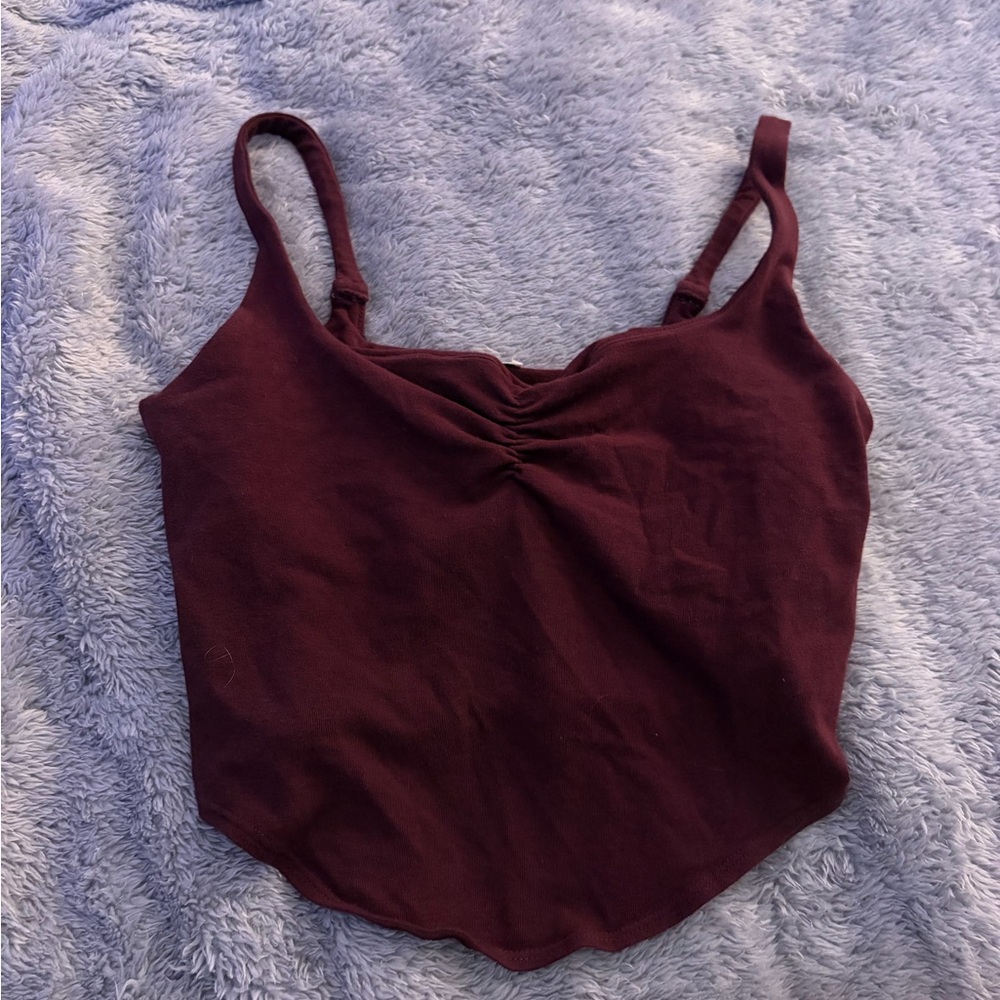 PINK Victoria's Secret Deep Burgundy Camisole